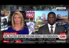 Ο Benjamin Watson κόπηκε στον αέρα στο CNN διότι μίλησε για τον Χριστό.