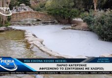 Πάρκο Κατερίνης – Αφρισμένο Το Σιντριβάνι με Χλώριο;